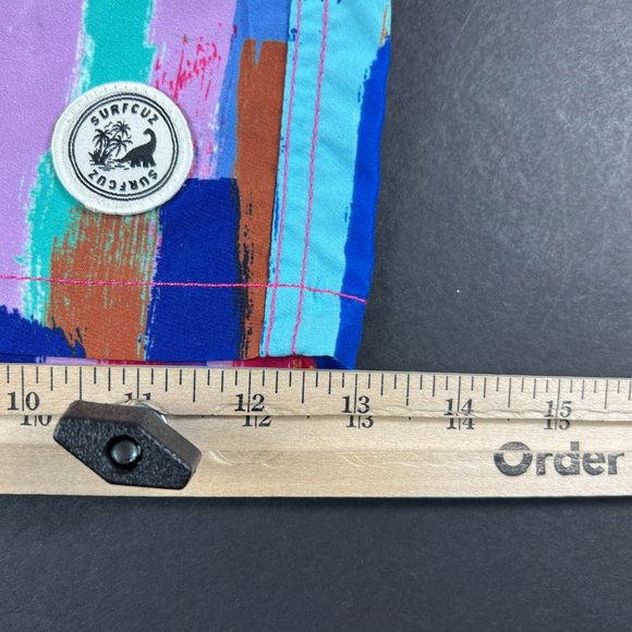 Surf Cuz Swim Shorts Men's Extra Extra Large Colorful Swimming Trunks - Picture 12 of 16